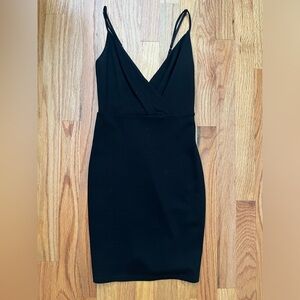 Black mini dress